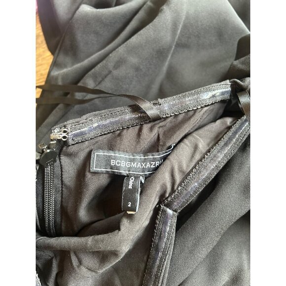 BCBGMAXAZRIA Bryony Off-the-Shoulder Mini Dress Womens Size 2 - Picture 8 of 9